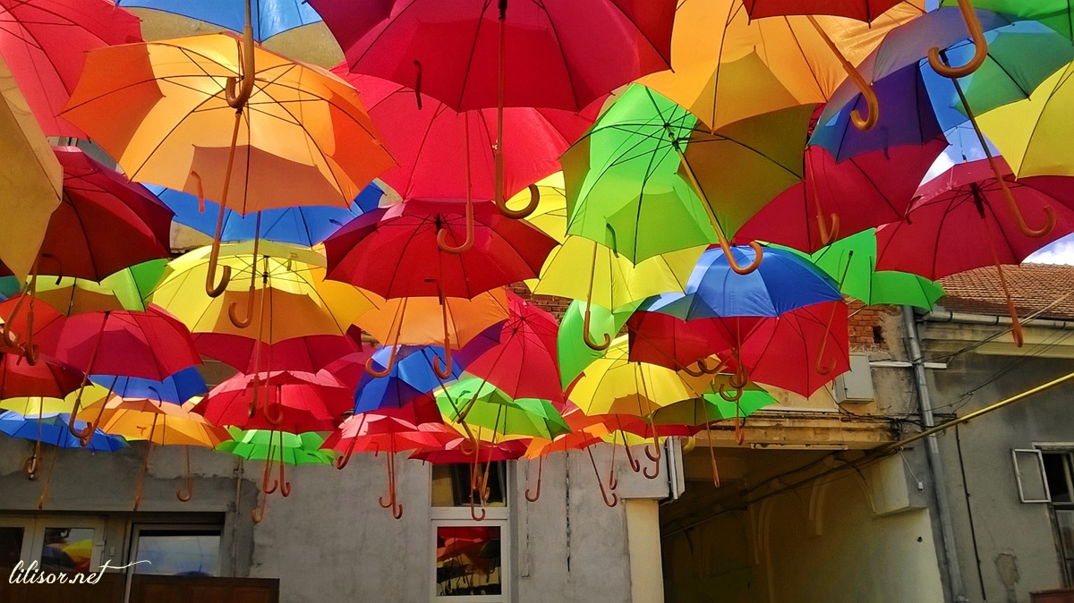 umbrele colorate in oradea